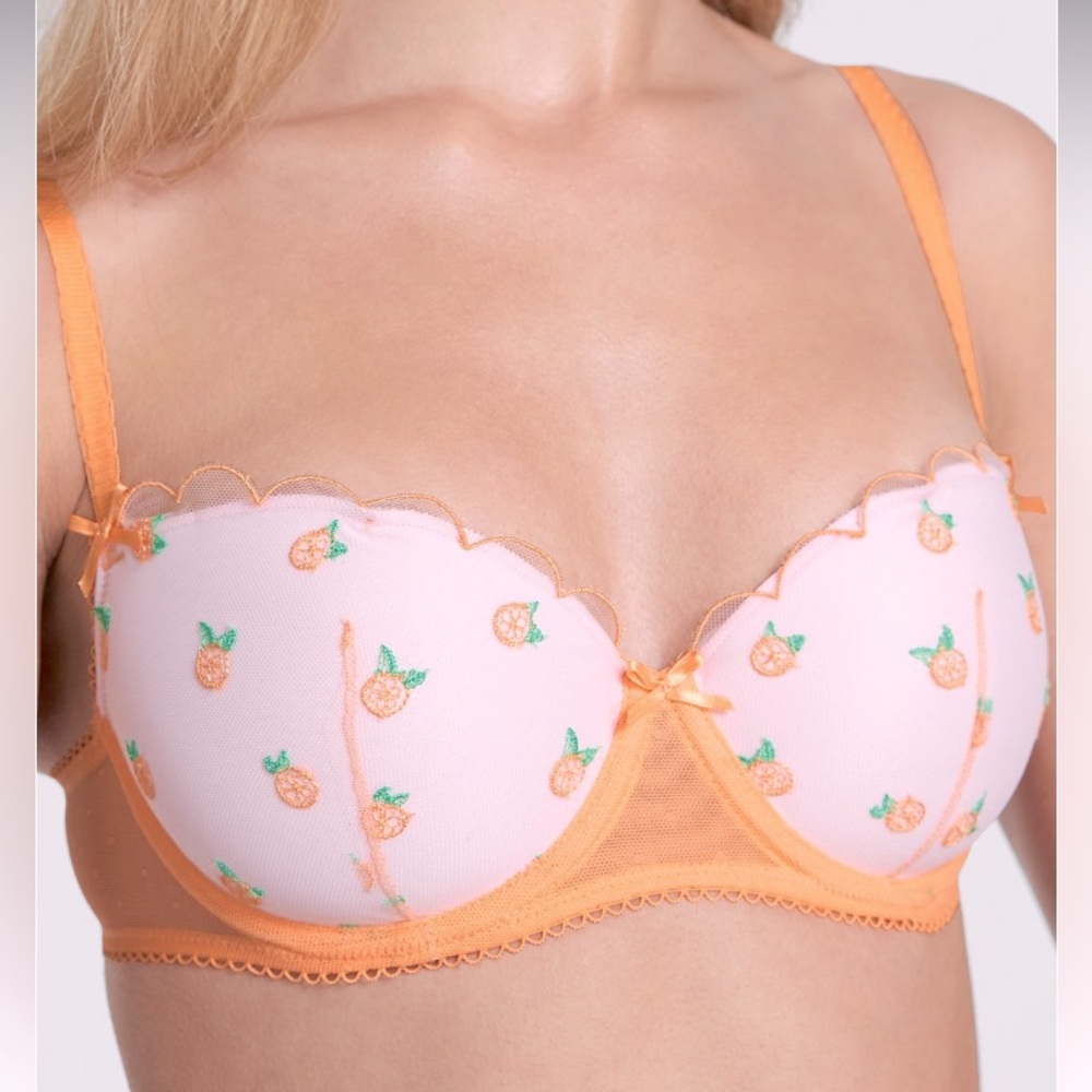 🔥VS Pink Wink push up balconette bra sz 40D NWT - Picture 6 of 13